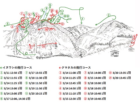 イヌワシ位置図R303-2