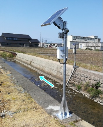 簡易型河川監視カメラ設置