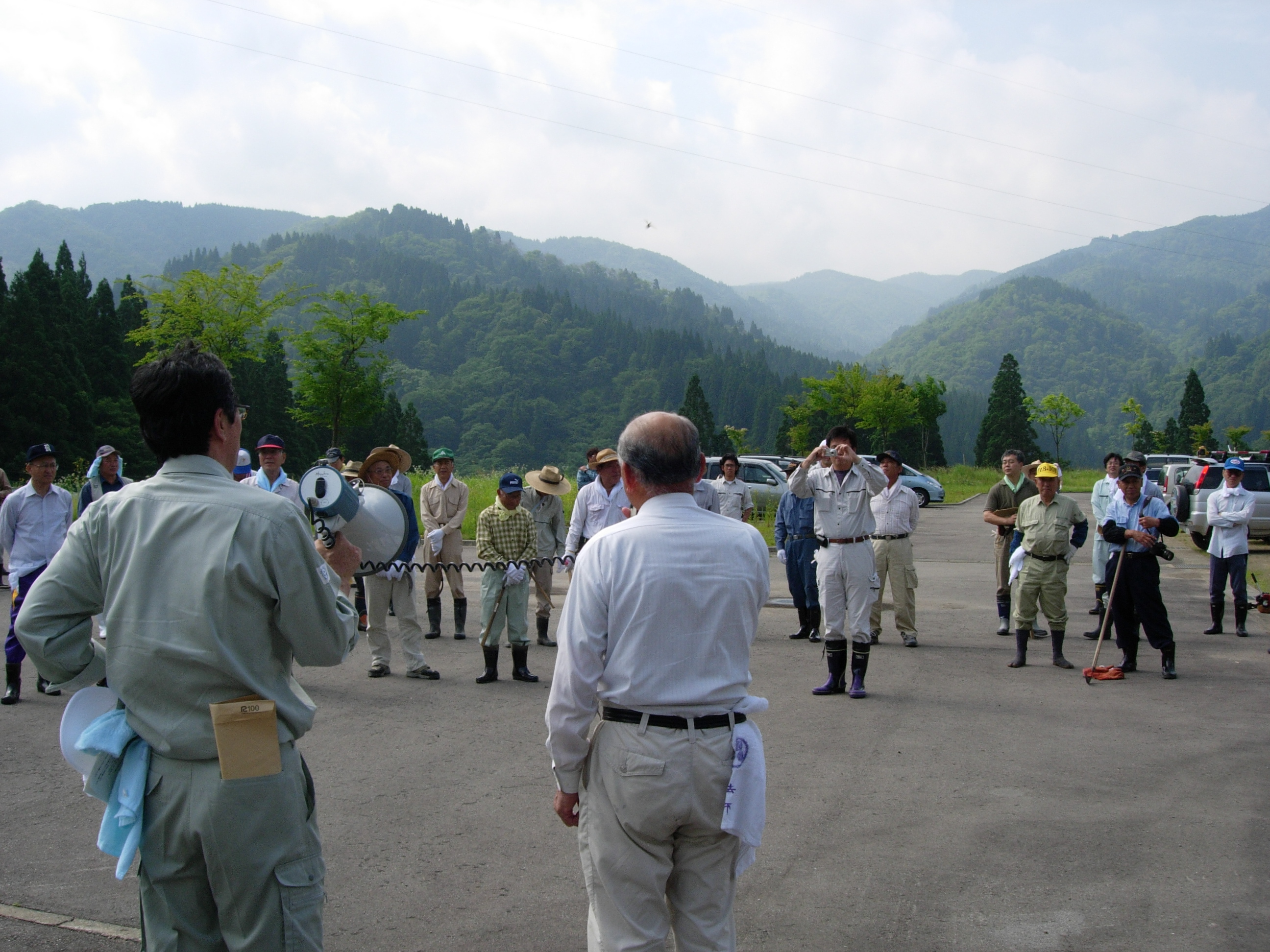 写真  杉本七ヶ用水土地改良区理事長挨拶