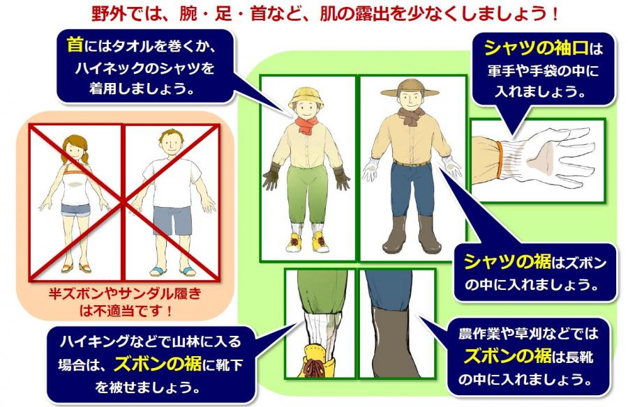 マダニから身を守る