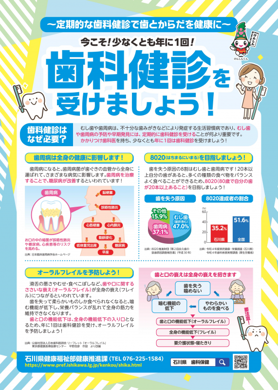 R7歯科健診受診勧奨リーフレット