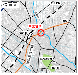 中島大橋位置図