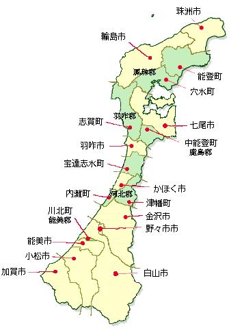 石川県地図