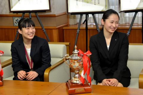 高木選手、岸選手