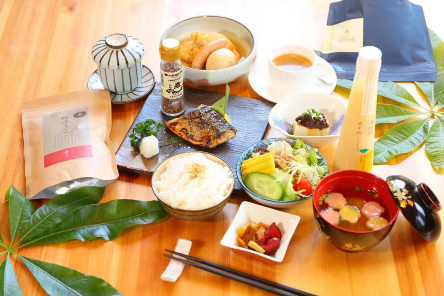 県産品を使用した石川応援ランチ