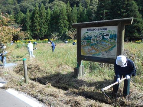 こまつSATOYAMA草刈り石橋ツアー1