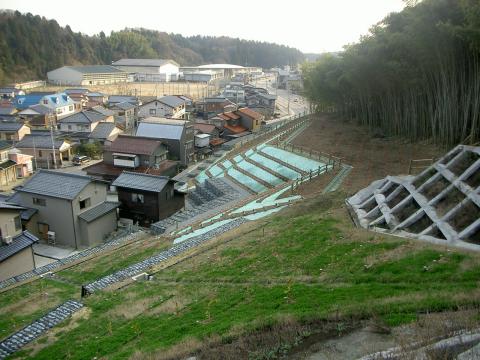 斜面の安定化