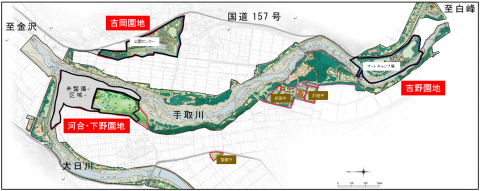 白山ろくテーマパーク 全体図