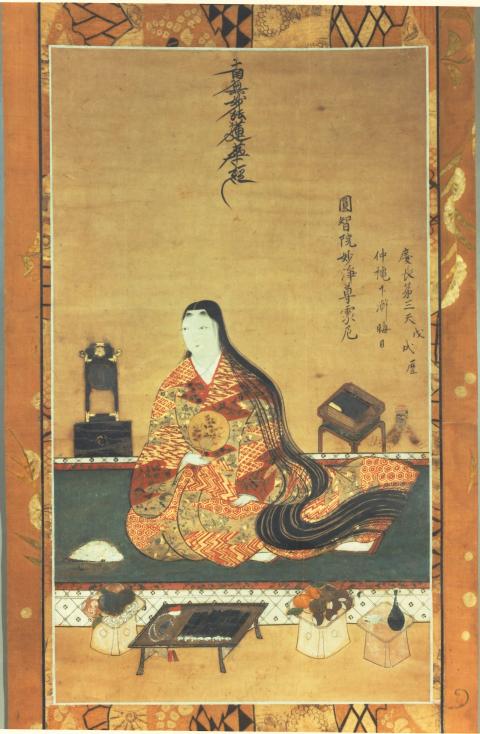紙本著色圓智院妙浄（篠原一孝夫人）画像