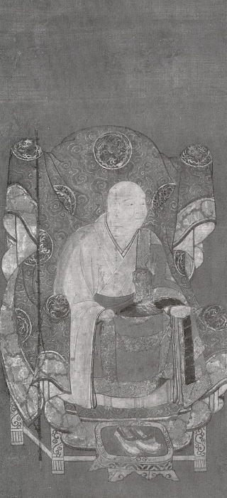 絹本著色明峯禅師画像
