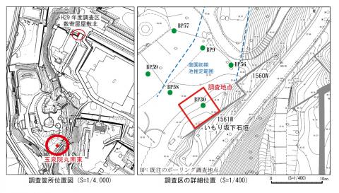 調査箇所位置図