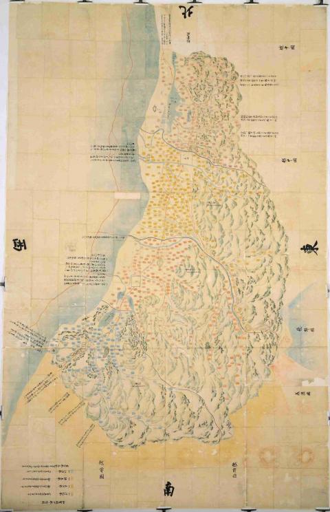 加越能文庫・加越能三箇国絵図