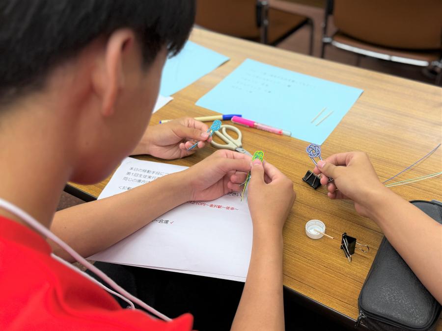 第2回生徒実行委員会_水引制作体験講座1