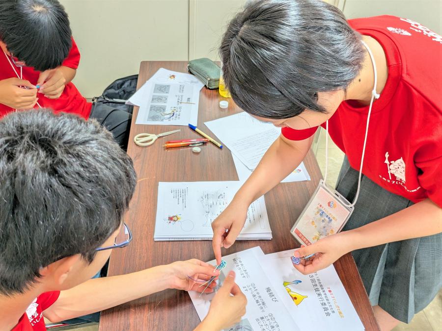 第3回生徒実行委員会_水引制作体験講座1