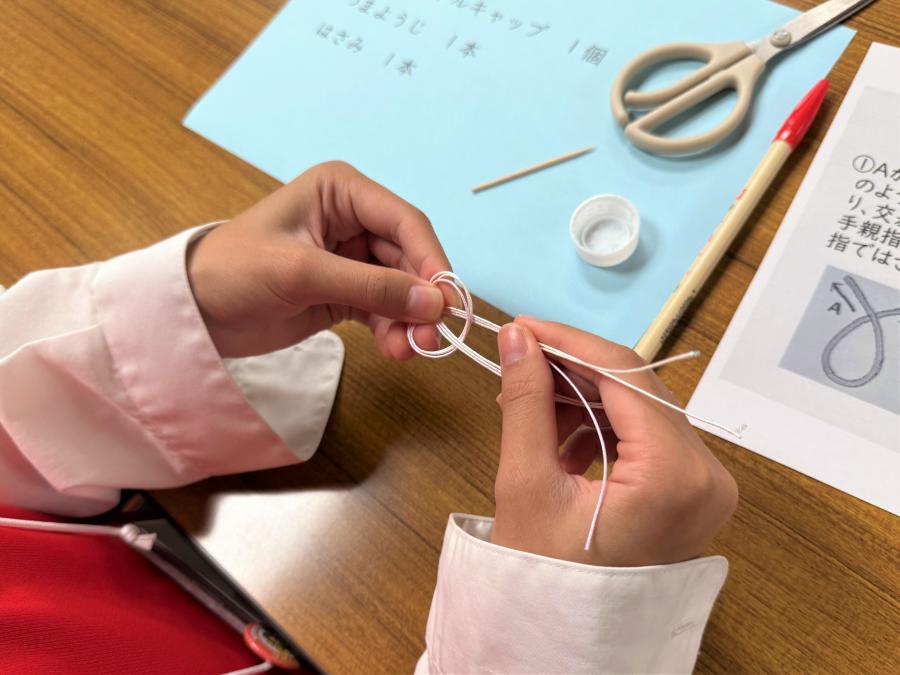 第3回生徒実行委員会_水引制作体験講座2