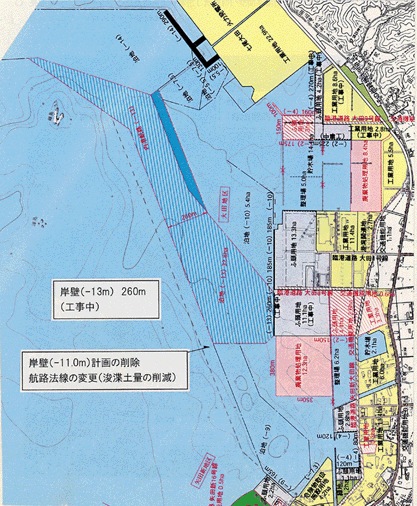 七尾港計画図