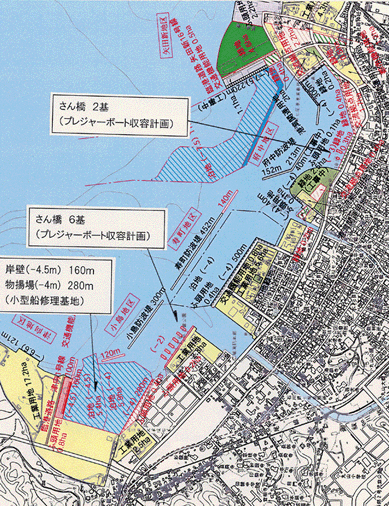 七尾港計画図