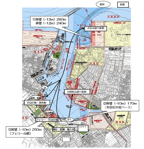 金沢港計画図