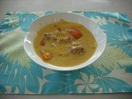 赤皮かぼちゃと鶏肉のクリームシチュー