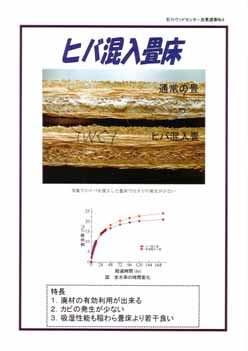 ヒバ混入畳床の表紙の写真