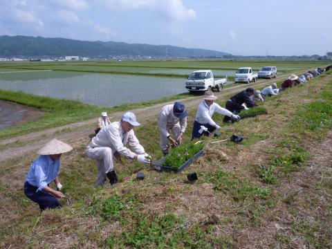 久江集落作業の様子3