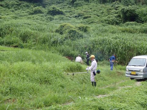 大呑作業の様子2