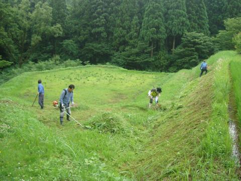 吉ヶ池集落作業の様子2