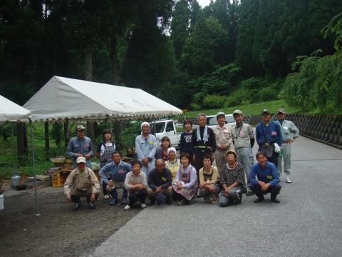 吉ヶ池集落記念写真