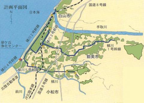 梯川処理区