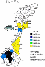 石川県内の分布