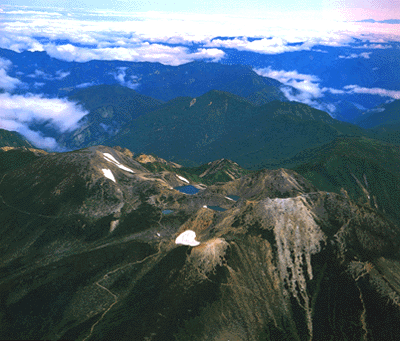 白山山頂の写真