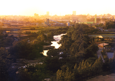 犀川河成段丘写真