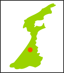 犀川河成段丘位置図