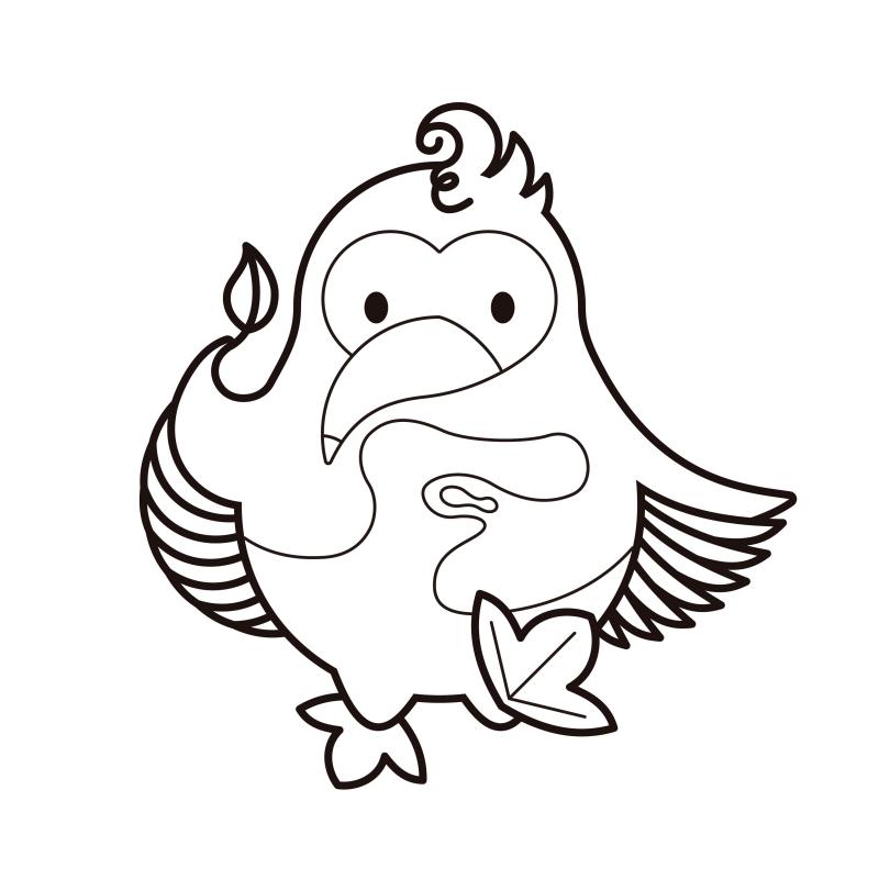 キャラクター基本線画