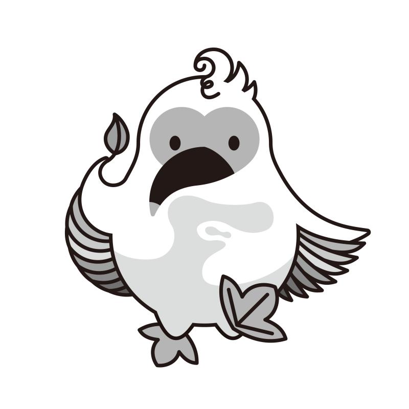 キャラクター基本モノトーン