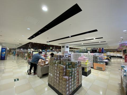 5月16日に営業再開した食品スーパー