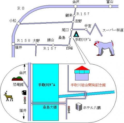 記念館付近見取り図