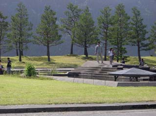 水辺の広場