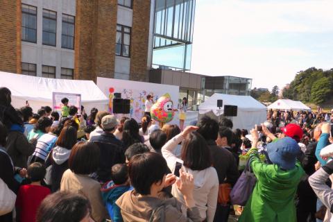 PRステージ出演の様子