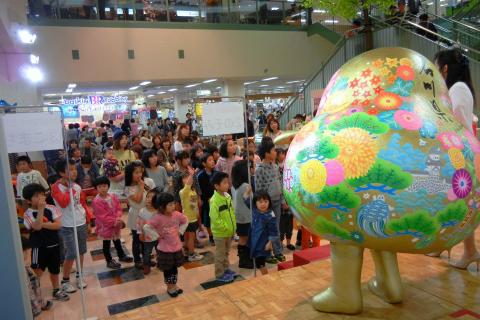 子どもたち参加の新幹線クイズ大会