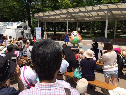 北陸新幹線開業PR中のひゃくまんさん